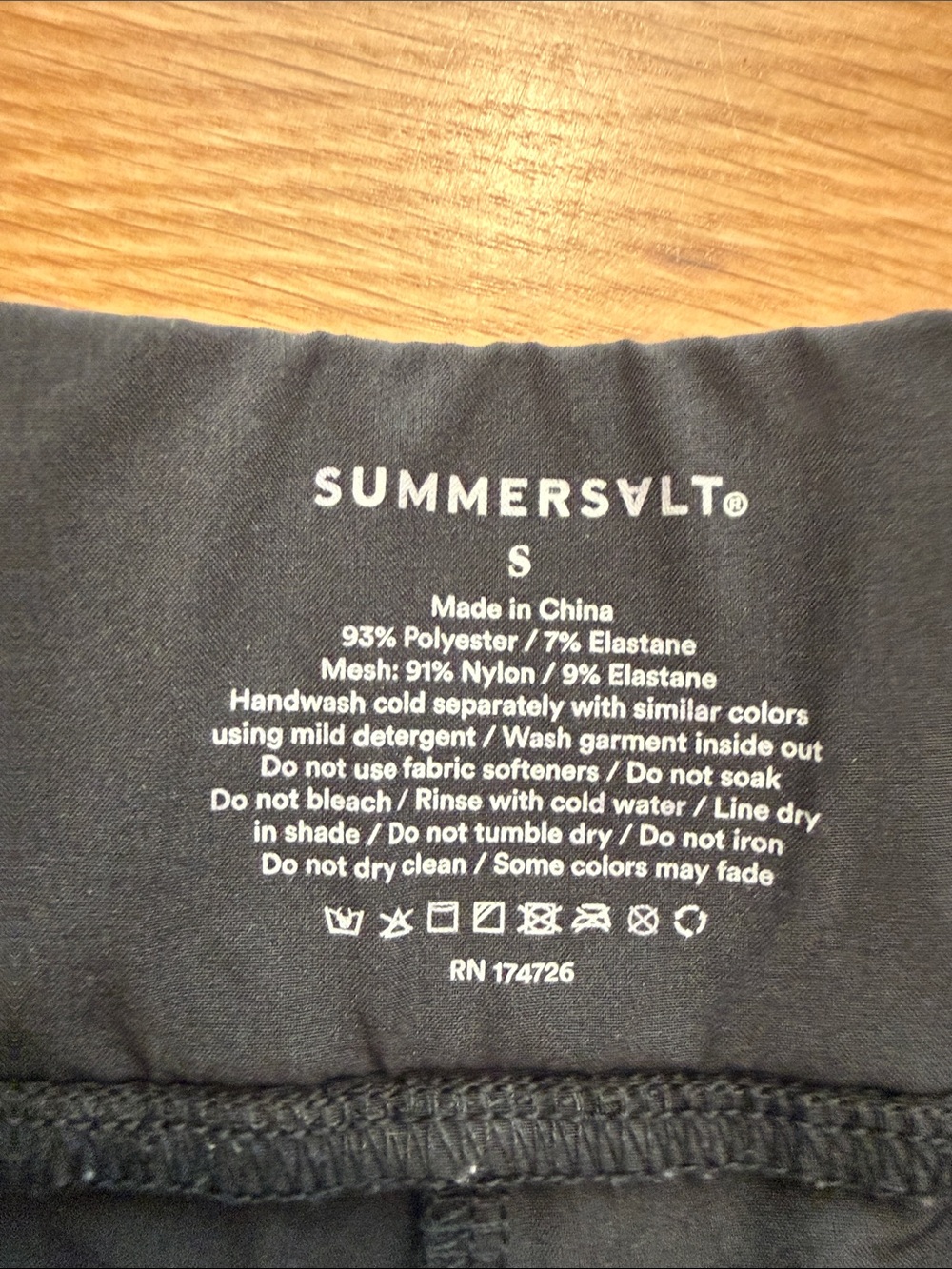 Summersalt Shorts with sheer edge detail - Picture 3 of 6